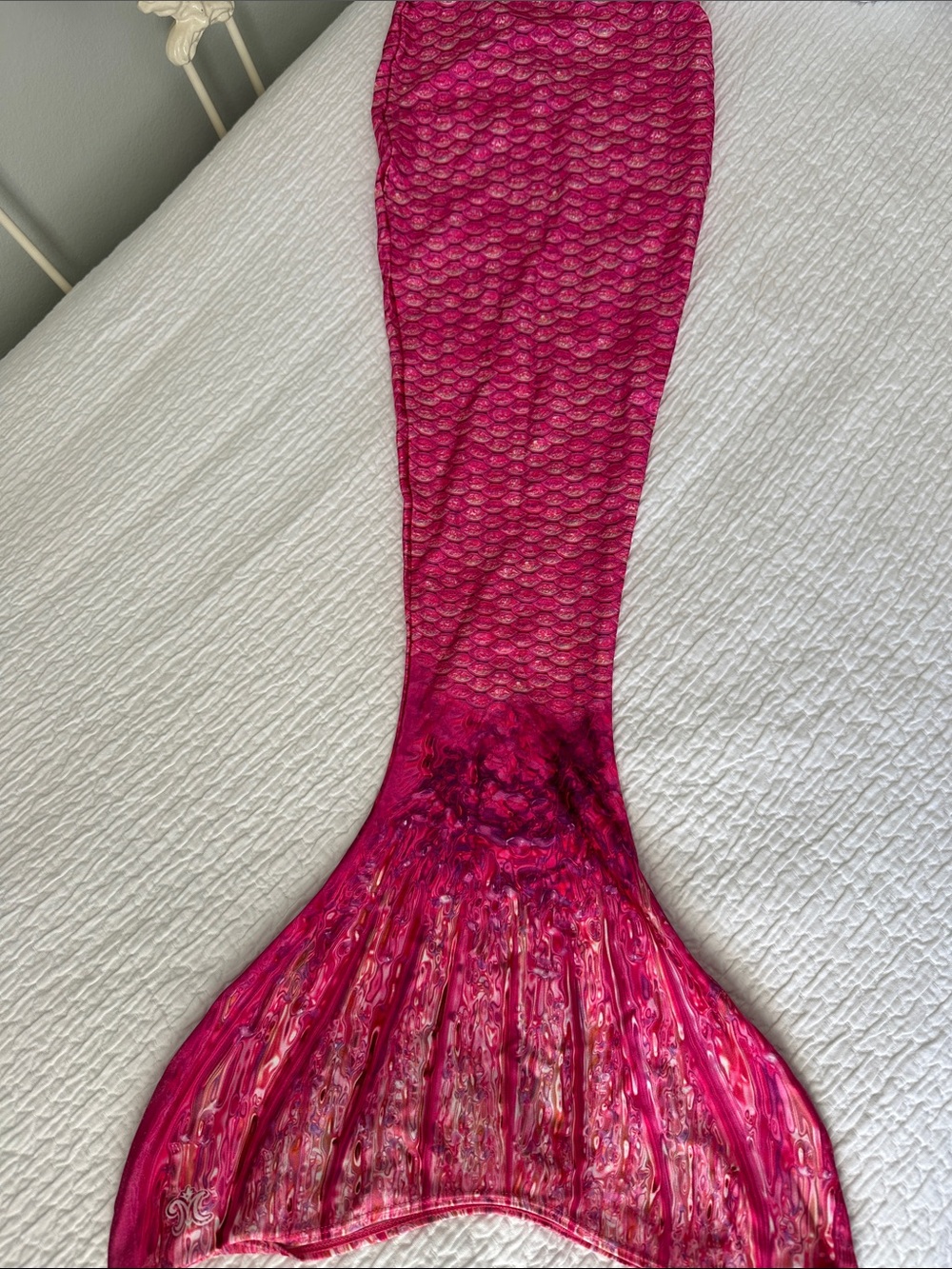 Kids Pink Mermaid Tail Costume Cover - Stylish Swim Accessory